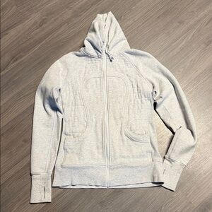 Lululemon Athletica Heather Gray Zip-Up